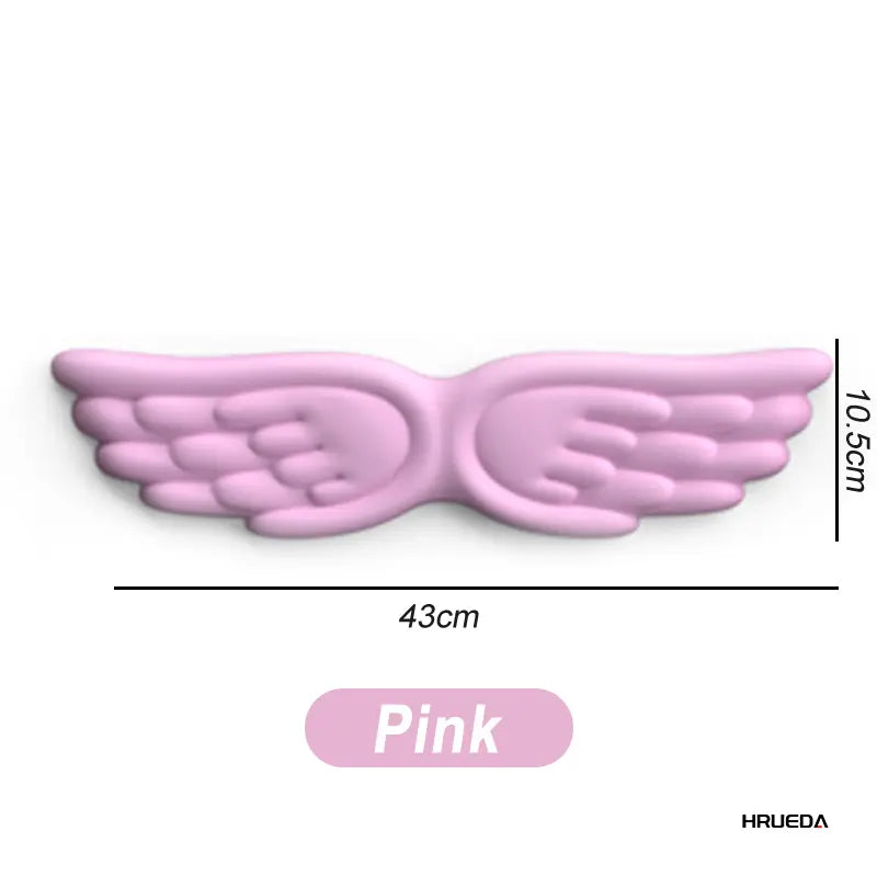 Mechanical Keyboard and Mouse Wrist Rest - Angel Wing Memory Foam Support Pad for Enhanced Comfort and Ergonomics