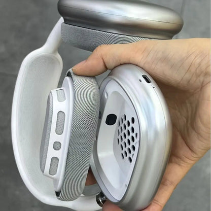 Portable Bluetooth Over-Ear Headphones with Active Noise Cancellation - Foldable Sports Headset for Outdoor Use