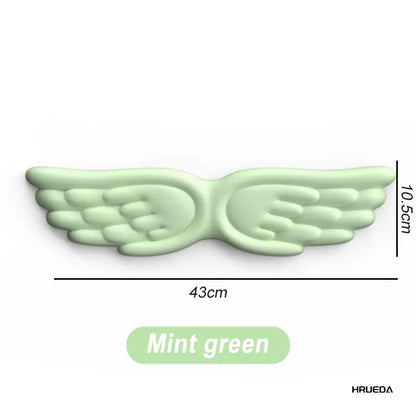 Mechanical Keyboard and Mouse Wrist Rest - Angel Wing Memory Foam Support Pad for Enhanced Comfort and Ergonomics