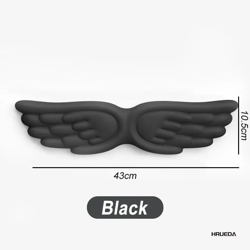 Mechanical Keyboard and Mouse Wrist Rest - Angel Wing Memory Foam Support Pad for Enhanced Comfort and Ergonomics