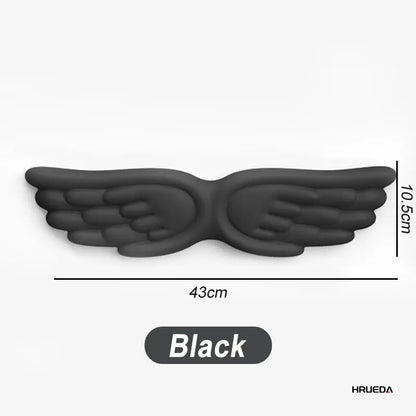 Mechanical Keyboard and Mouse Wrist Rest - Angel Wing Memory Foam Support Pad for Enhanced Comfort and Ergonomics