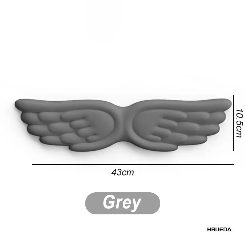 Mechanical Keyboard and Mouse Wrist Rest - Angel Wing Memory Foam Support Pad for Enhanced Comfort and Ergonomics