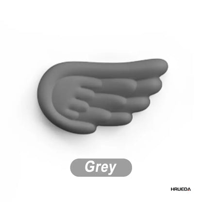 Mechanical Keyboard and Mouse Wrist Rest - Angel Wing Memory Foam Support Pad for Enhanced Comfort and Ergonomics