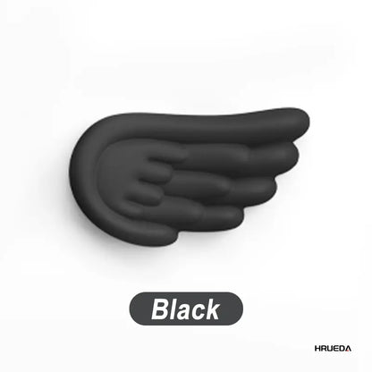 Mechanical Keyboard and Mouse Wrist Rest - Angel Wing Memory Foam Support Pad for Enhanced Comfort and Ergonomics